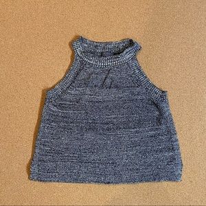 Highline sleeveless knit crop, size M